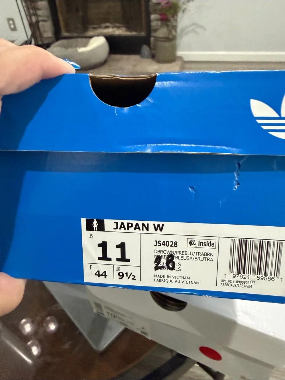 adidas Japan Black Sneakers with Blue Three-Stripes